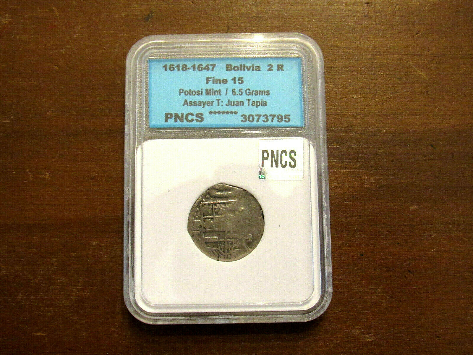 1618-1647 ATOCHA SANTA MARGARITA SHIPWRECKS ERA SPANISH 2 REALES SILVER PNCS F15
