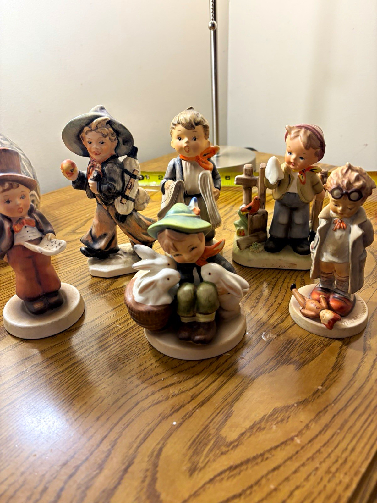 Goebel Hummel Hand-Painted Porcelain Figurine Lot of 6 Kids Children 1950s