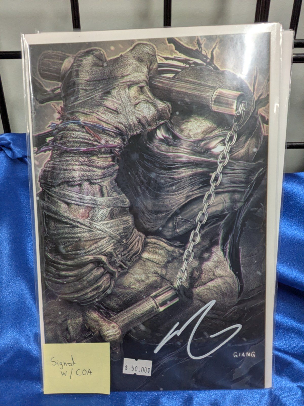 TMNT LAST RONIN LOST YEARS 2 JOHN GIANG VIRGIN VARIANT signed by John giang COA