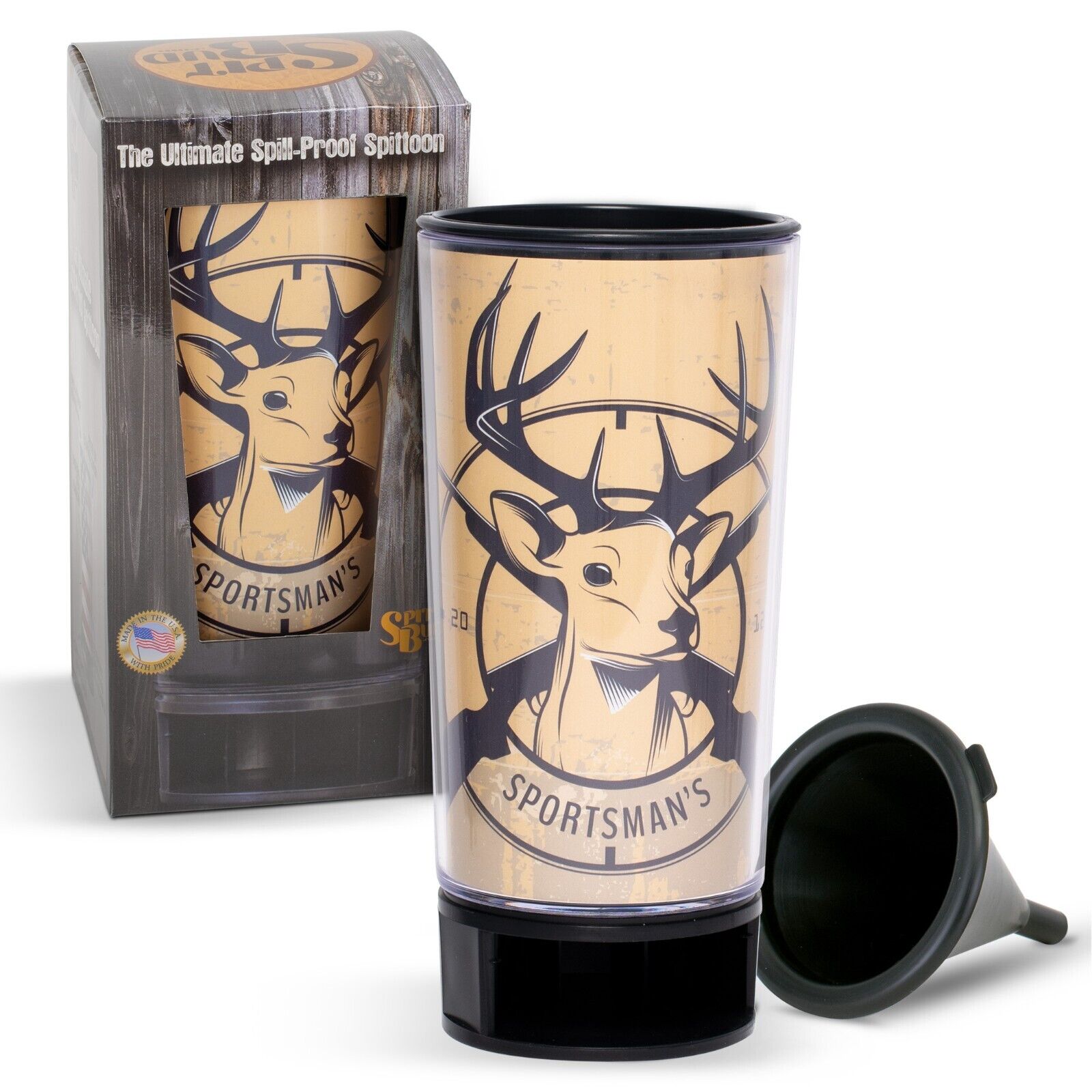 Spit Bud The Ultimate Spill Proof Portable Spittoon - Sportsman 