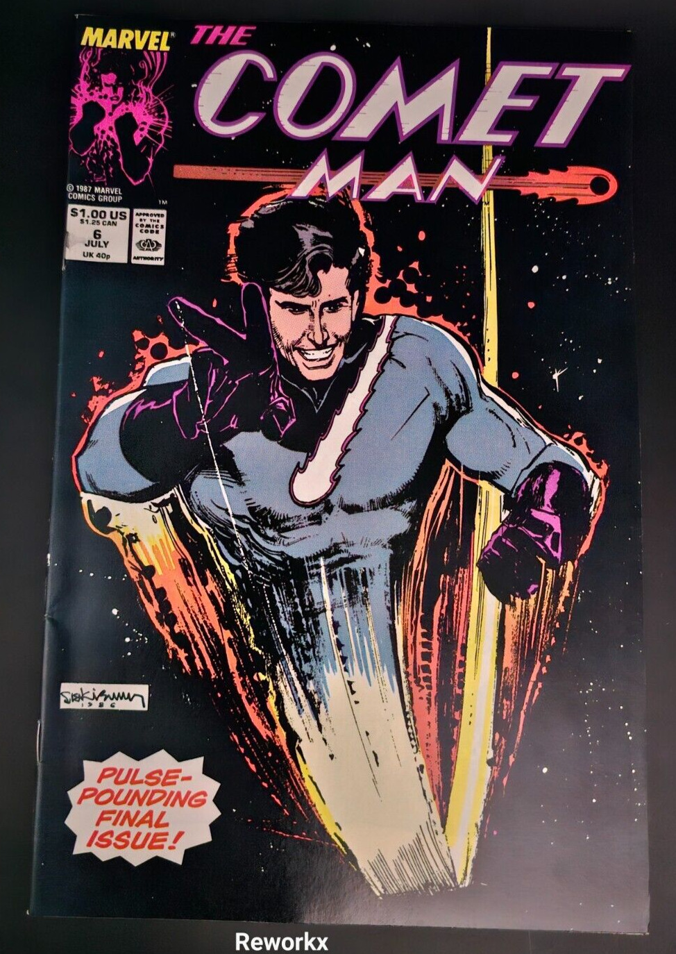 COMET MAN No. 6 Marvel Comics Bill Sienkiewicz Bill Mumy Miguel Ferrer RAW 1987