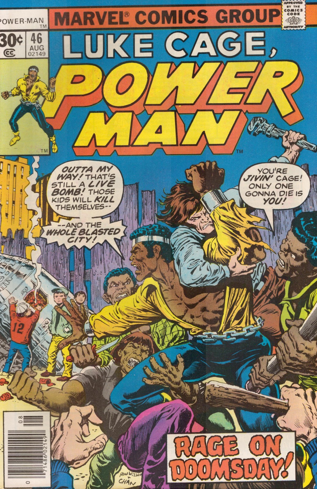 53740: MARVEL POWER MAN #46 VF Grade