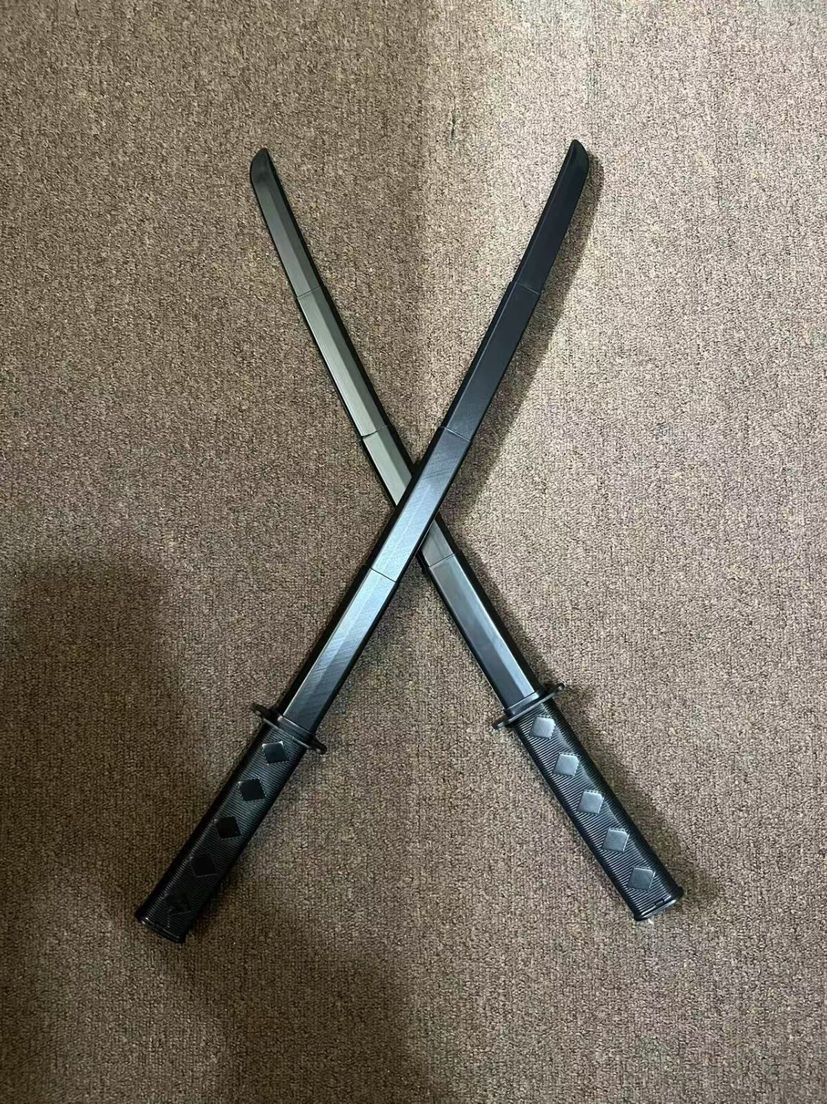 2x Printing Retractable toys Samurai Sword Retractable Katana Cosplay US Stock