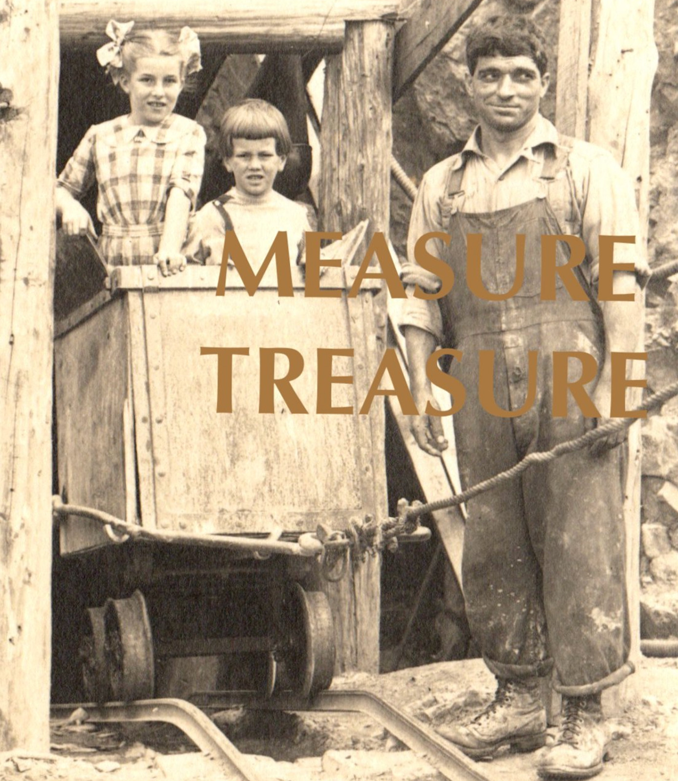 C.1910 RPPC CUTE CHILDREN IN MINE MINECART MINER OCCUPATIONAL PHOTO Postcard P52