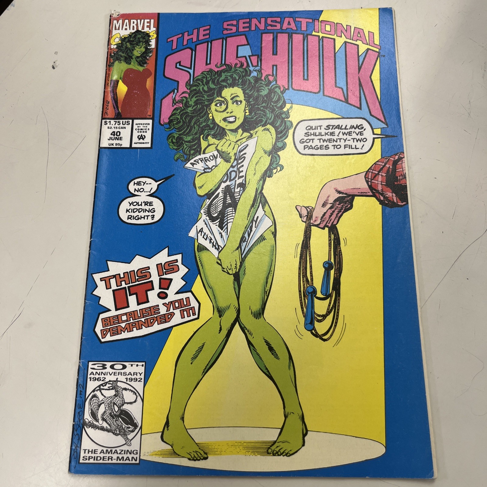 Marvel Comics The Sensational She-Hulk #40 (1992) John Byrne Single Issue