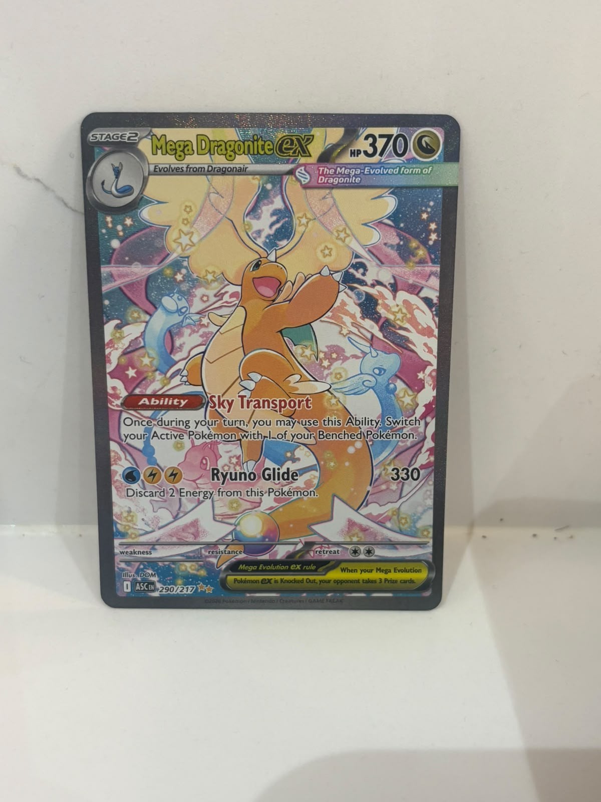 Mega Dragonite Ex 290/217 Pokemon Card