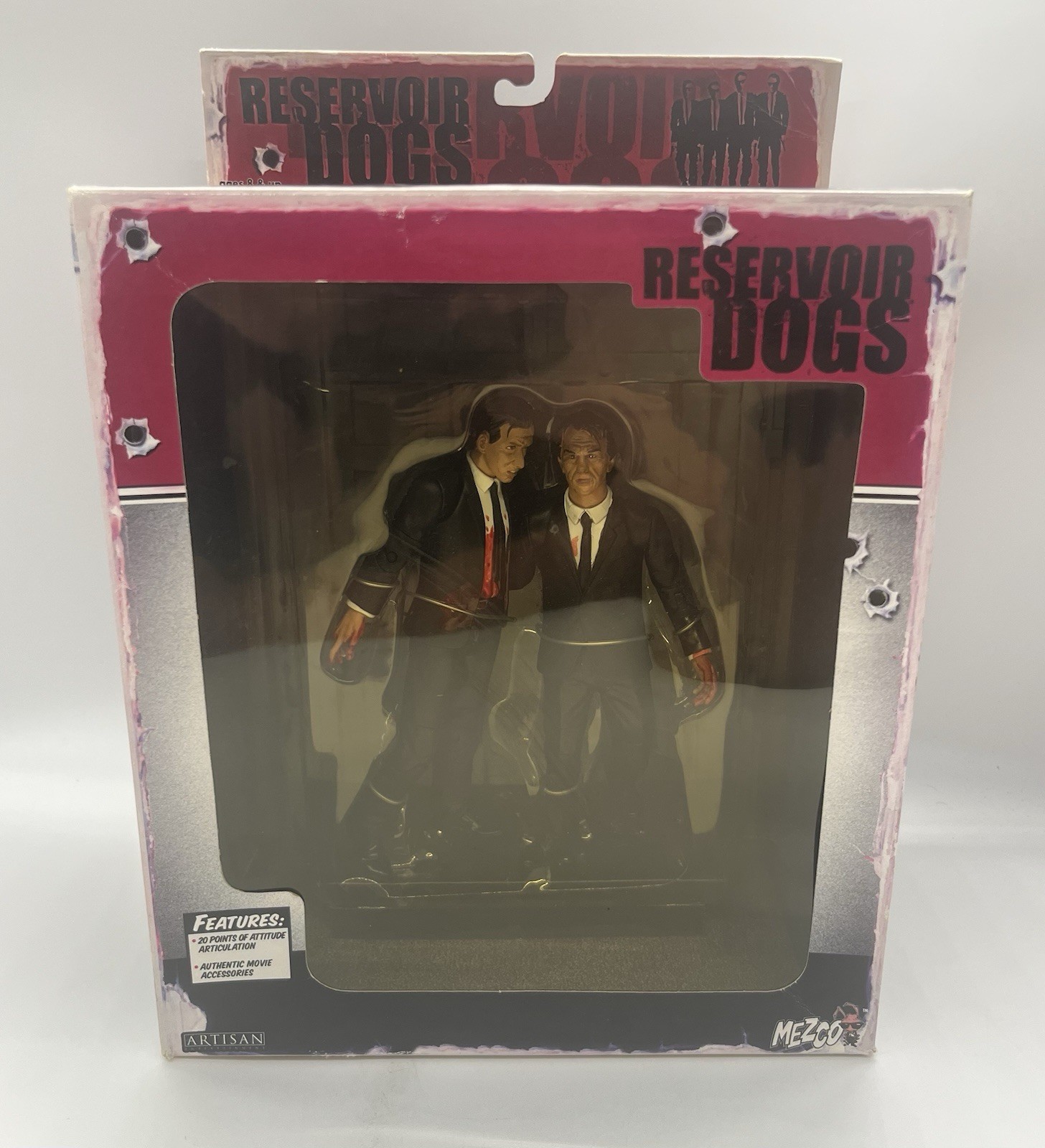 Mezco Reservoir Dogs Mr. Orange and Mr. White Figure Set New In Box