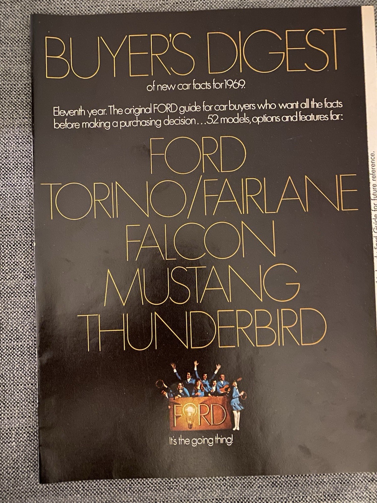 1969 Ford Buyers Digest Torino Mustang Falcon Thunderbird Sales Catalog Brochure