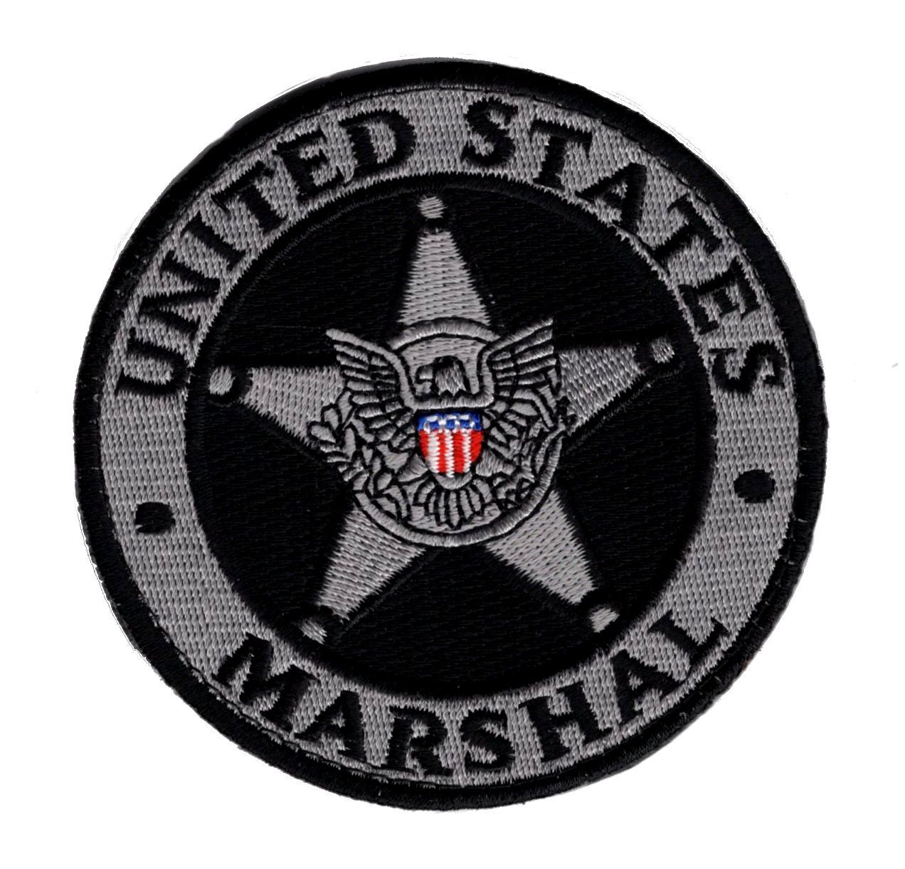United States Marshal 3.5 Inch Law enforcer Hook Patch