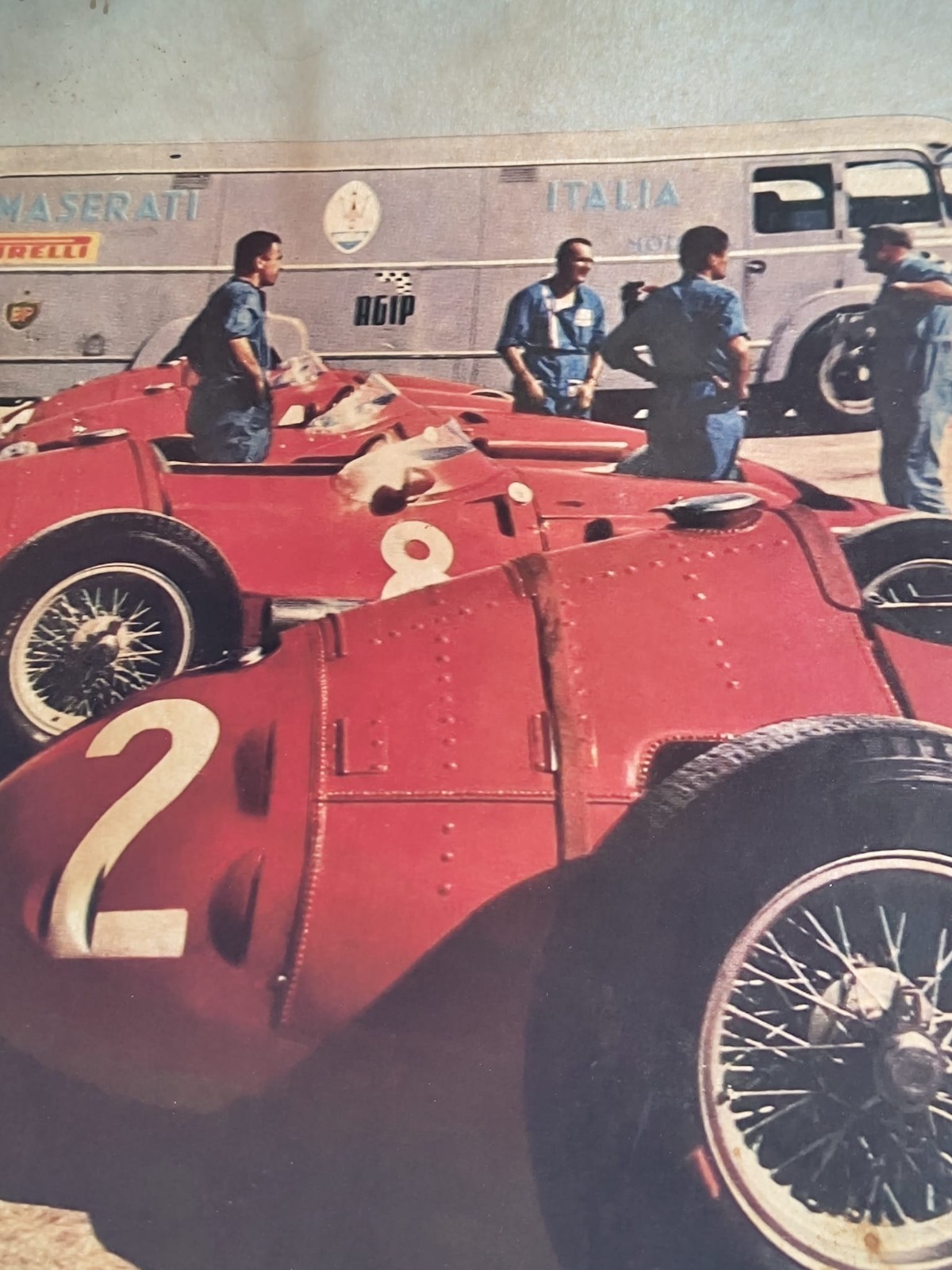 Maserati 250F Monza 1957 Italian Grand Prix F1 Juan Manuel Fangio Fine Art Print