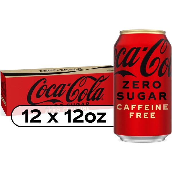 Coca-Cola Zero Sugar Caffeine-Free Fridge Pack Cans 12oz Soda NEW 🚚