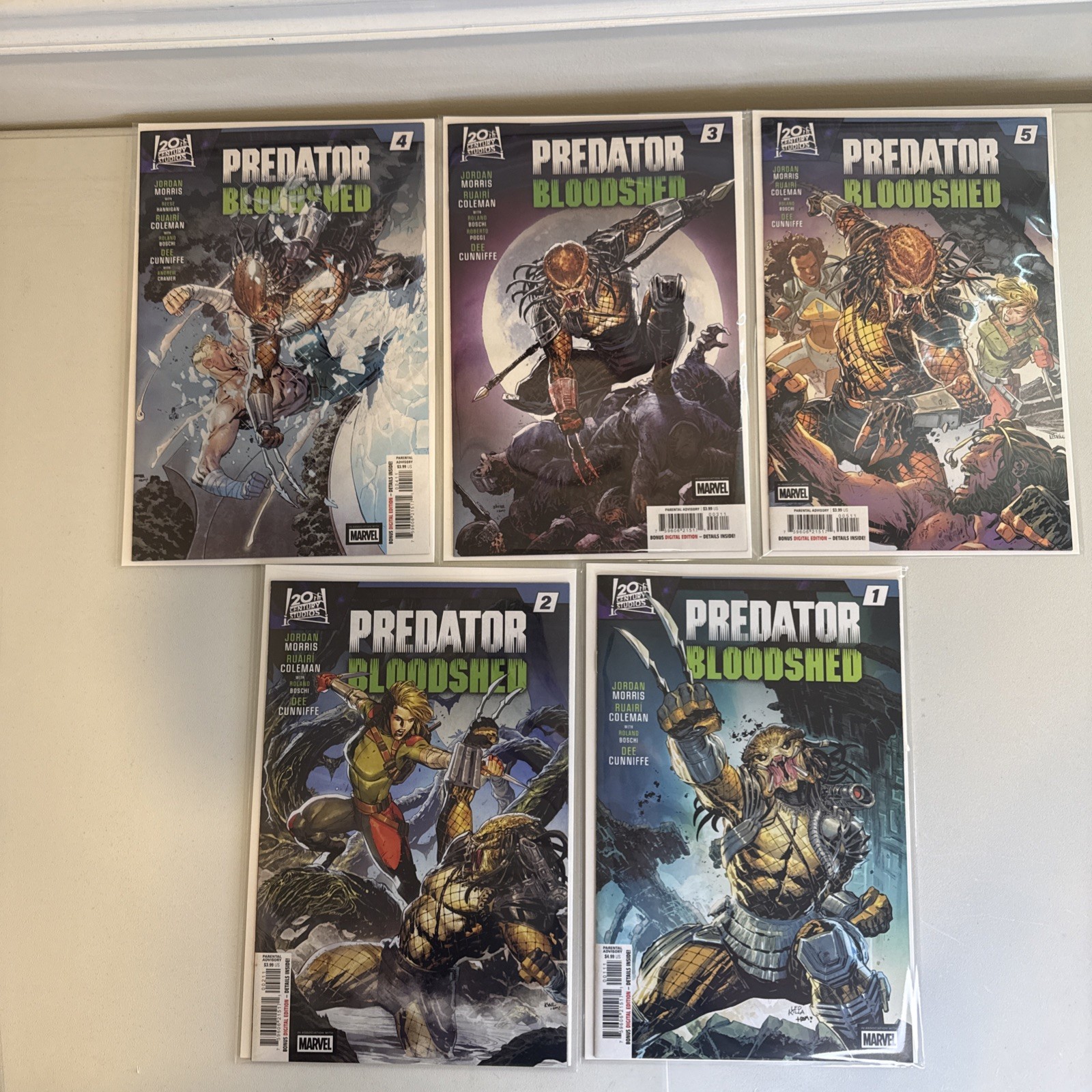 Predator Bloodshed #1-5 (2026 Marvel) NM Complete Set