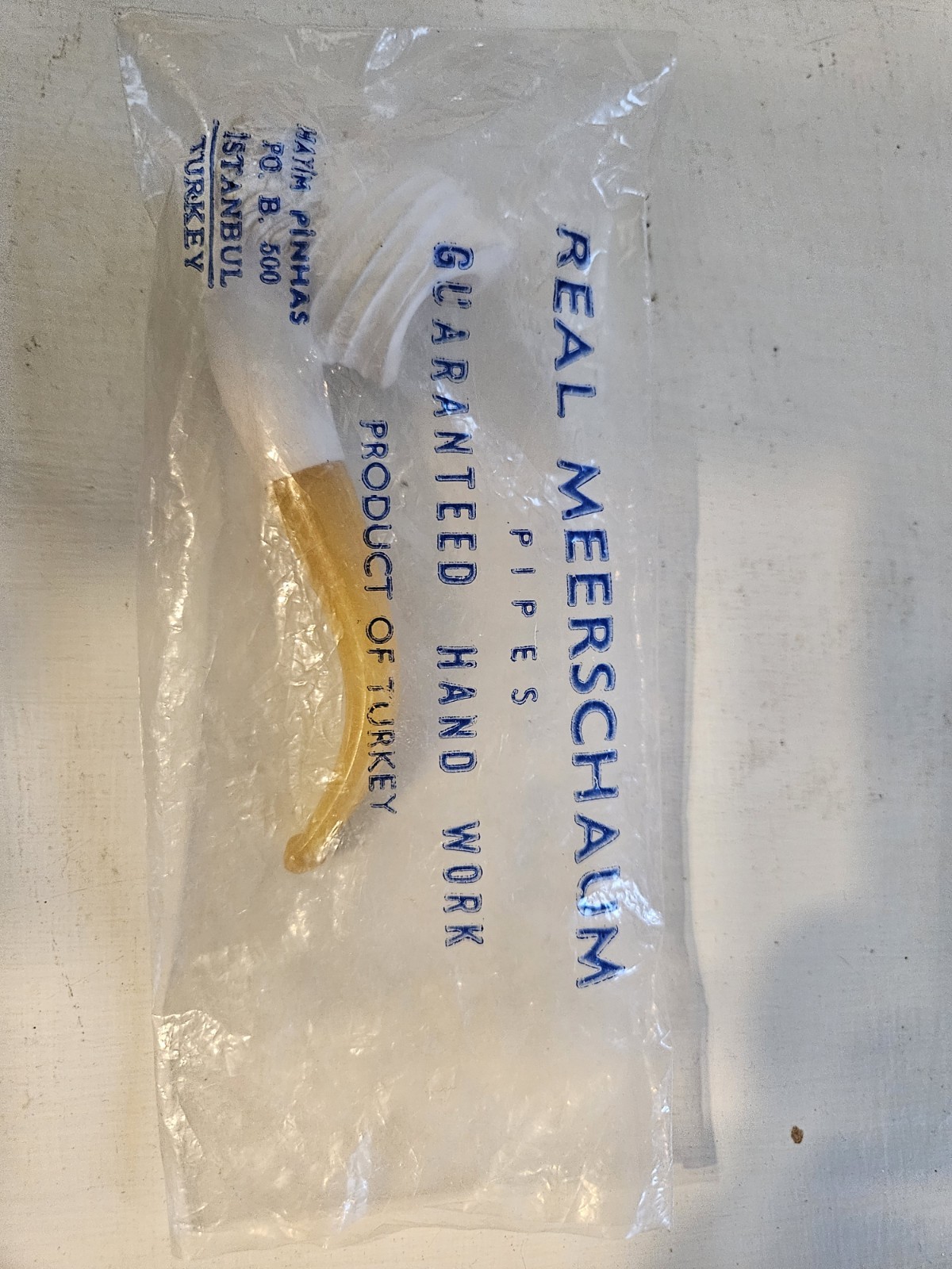 Authentic Meerschaum Pipe With Package