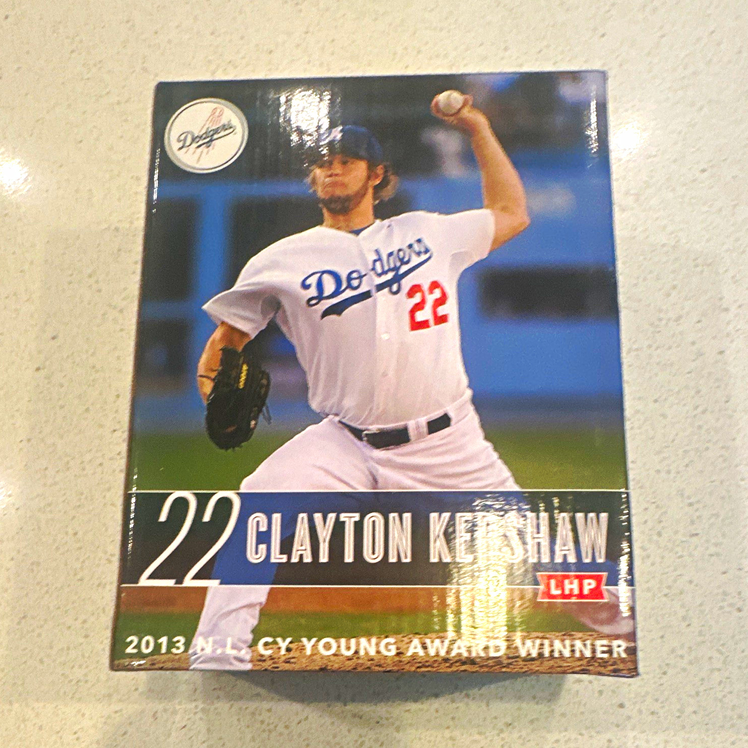 Los Angeles Dodgers Clayton Kershaw #22 Bobblehead MLB Baseball 2014 Unopened