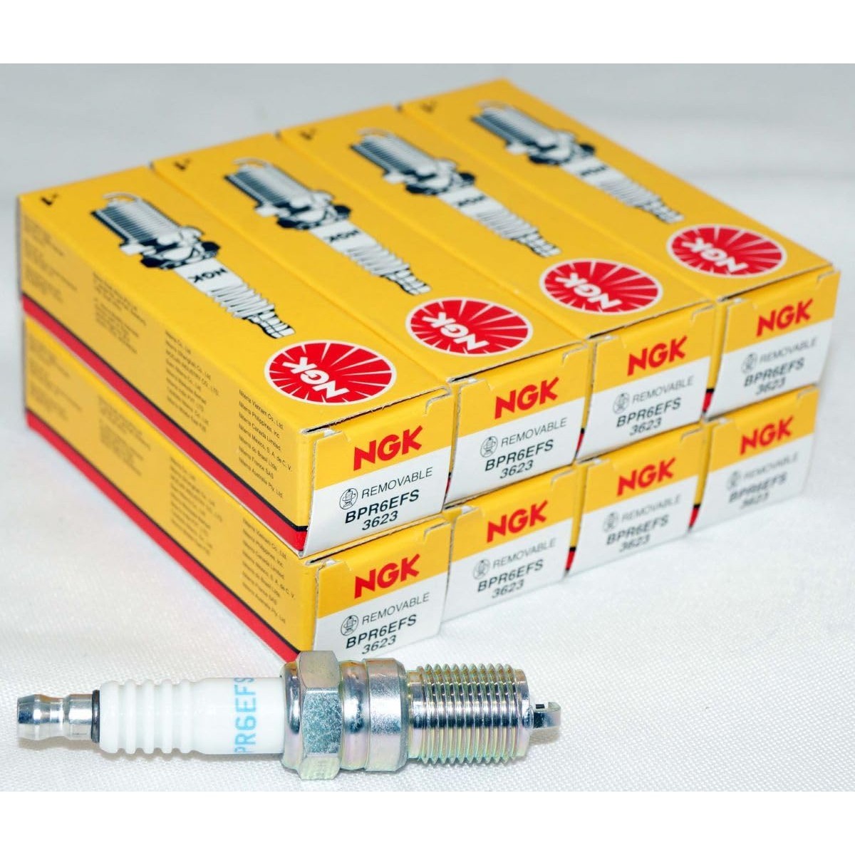 NGK Spark Plug BPR6EFS 3623 (pack 8) Escort Fiesta Granada Orion Scorpio Boat