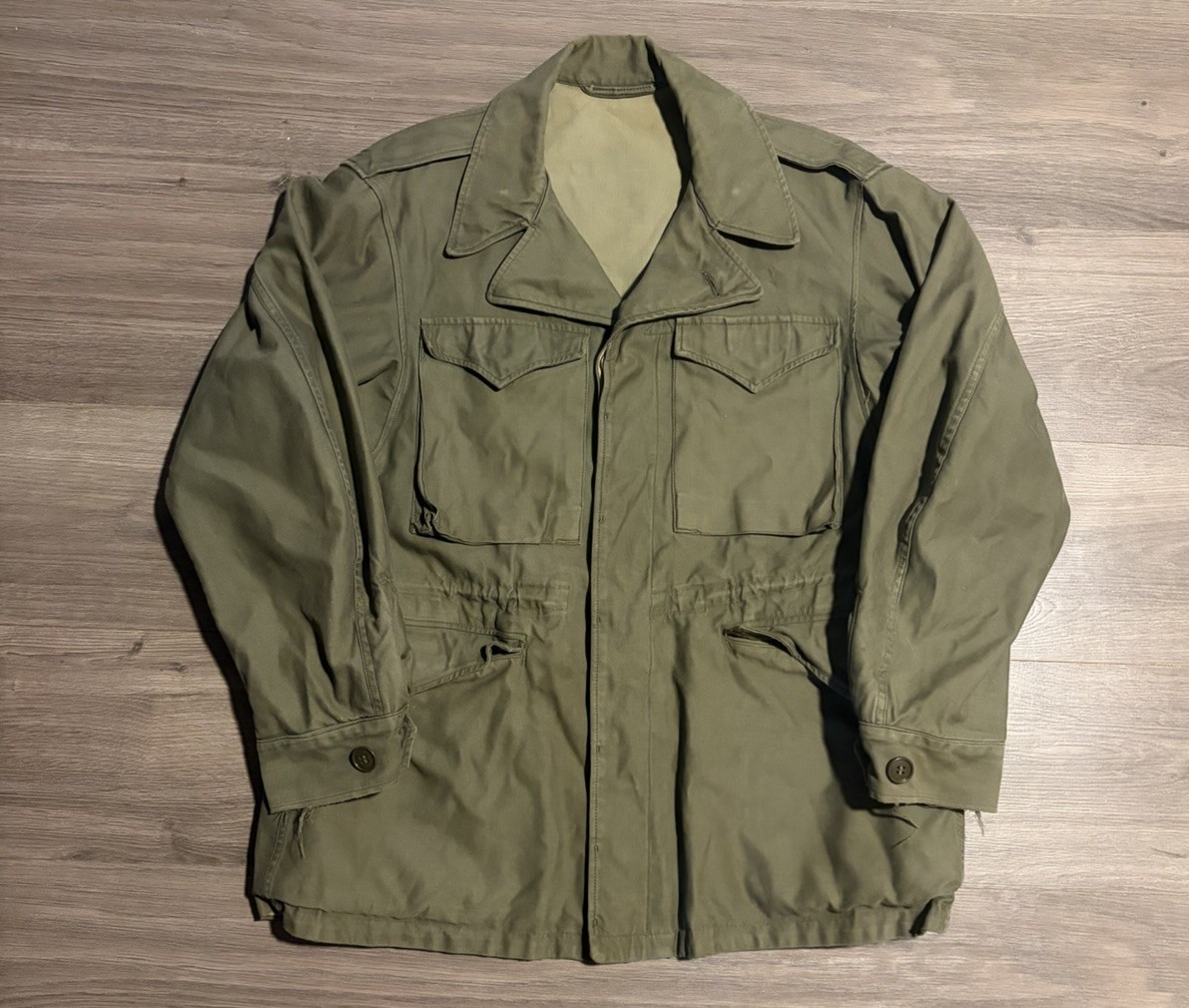 Vintage WWII US Army M-1943 M43 Field Jacket Men’s Large