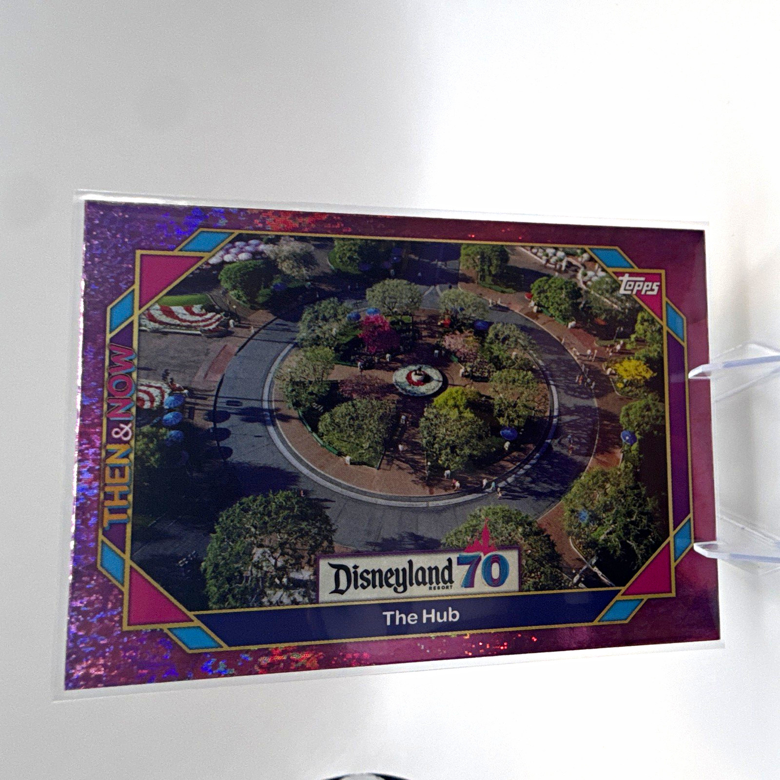 2025 Topps Disney Disneyland Then & Now Insert #6 The Hub Non-Sport Card