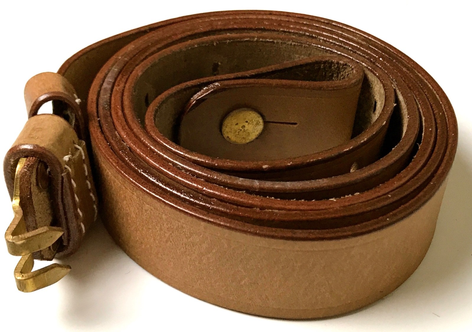 WWI & SPAN AM US M1887 SPRINGFIELD KRAG RIFLE LEATHER CARRY SLING