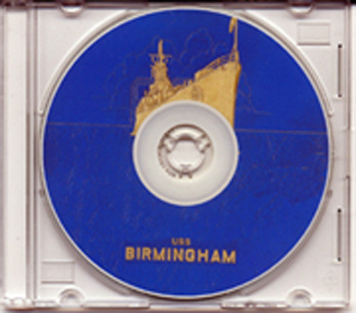 USS Birmingham CL 62 CRUISE BOOK  WWII on CD  RARE Navy