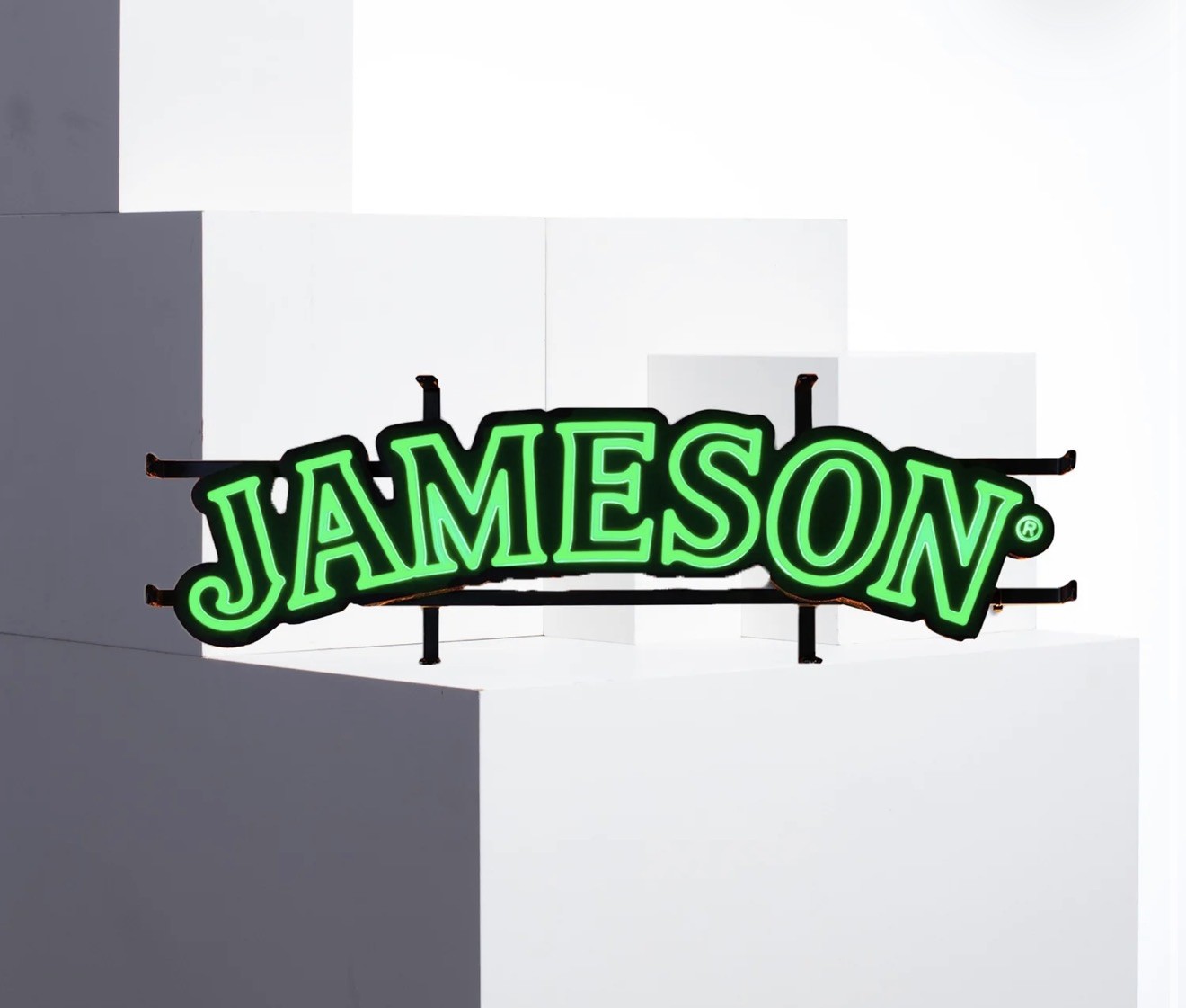 New Jameson Irish Whiskey Faux Neon W/ Plug And Hang Kit. 2 Ft Long