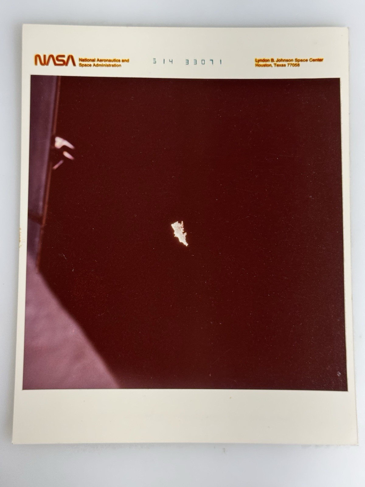 NASA Press Photo Kodak Discovery Shuttle STS-41D 1984 Space Ice S14-33-71