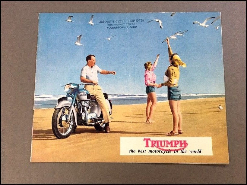 1961 Triumph Motorcycle Bike Brochure Catalog - Trophy Thunderbird Bonneville