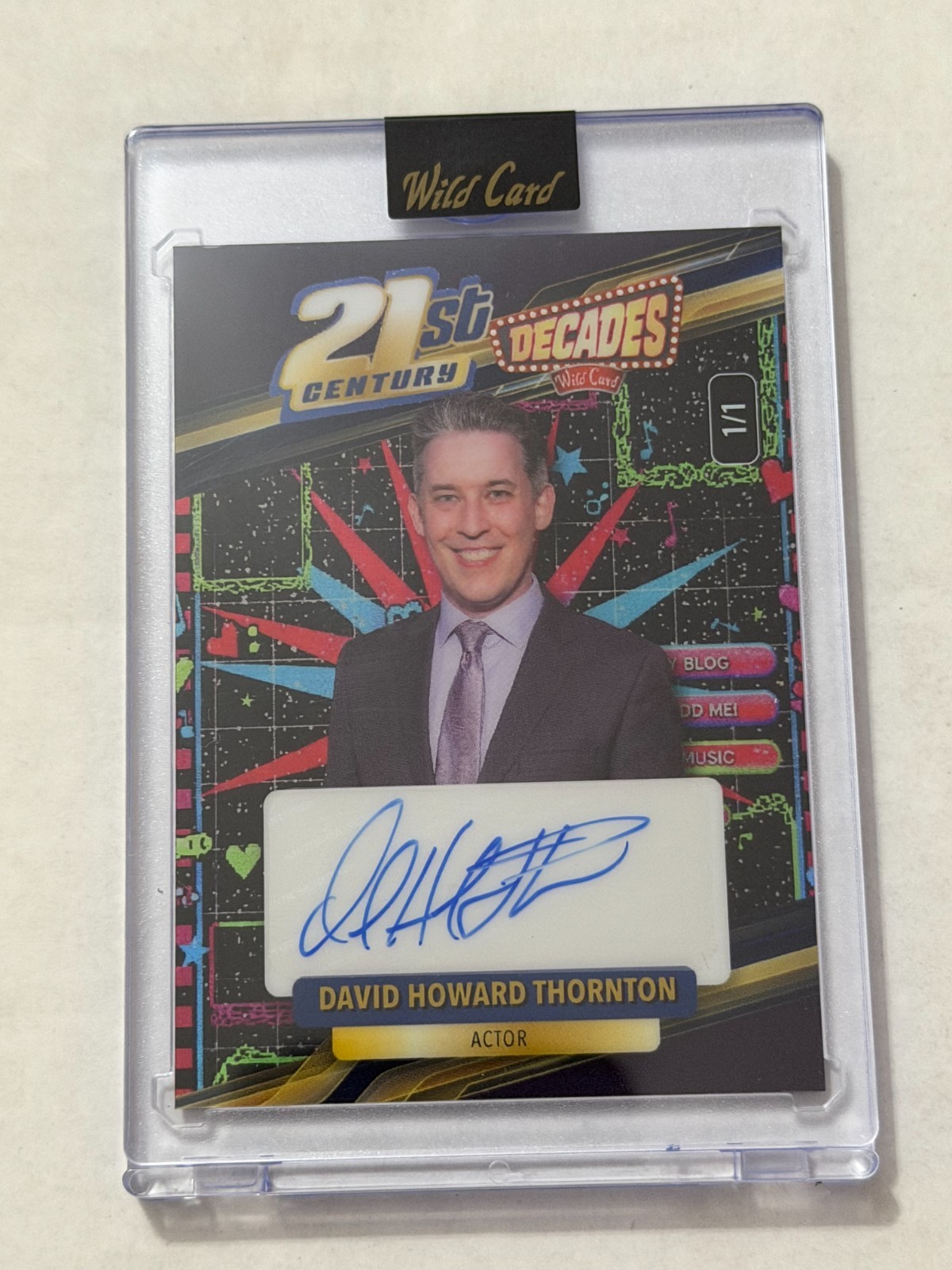 2026 Wild Card David Howard Thornton 1/1 21st Century Auto Encased