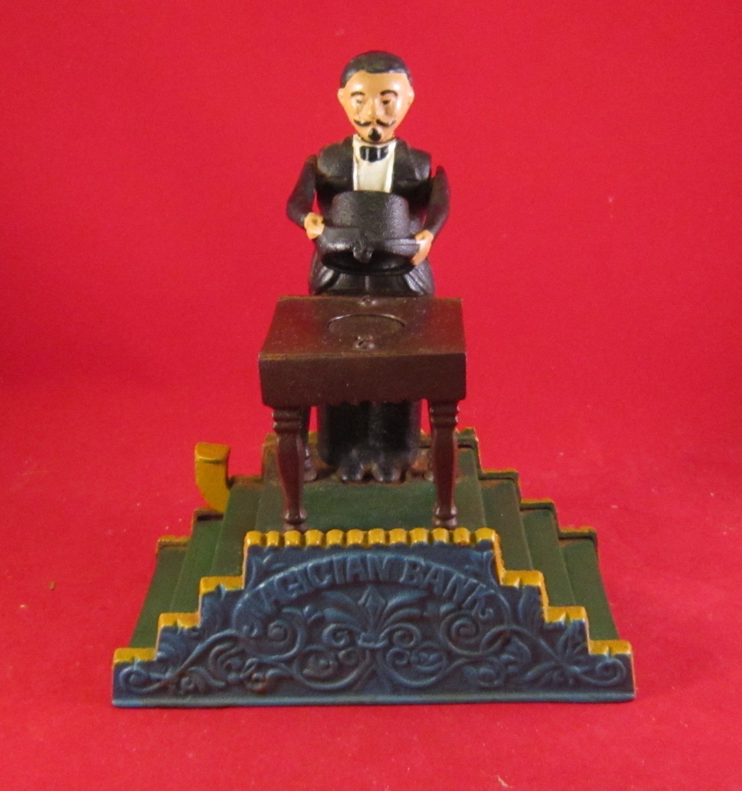 MAGICIAN MECHANICAL BANK -BOOK OF KNOWLEDGE