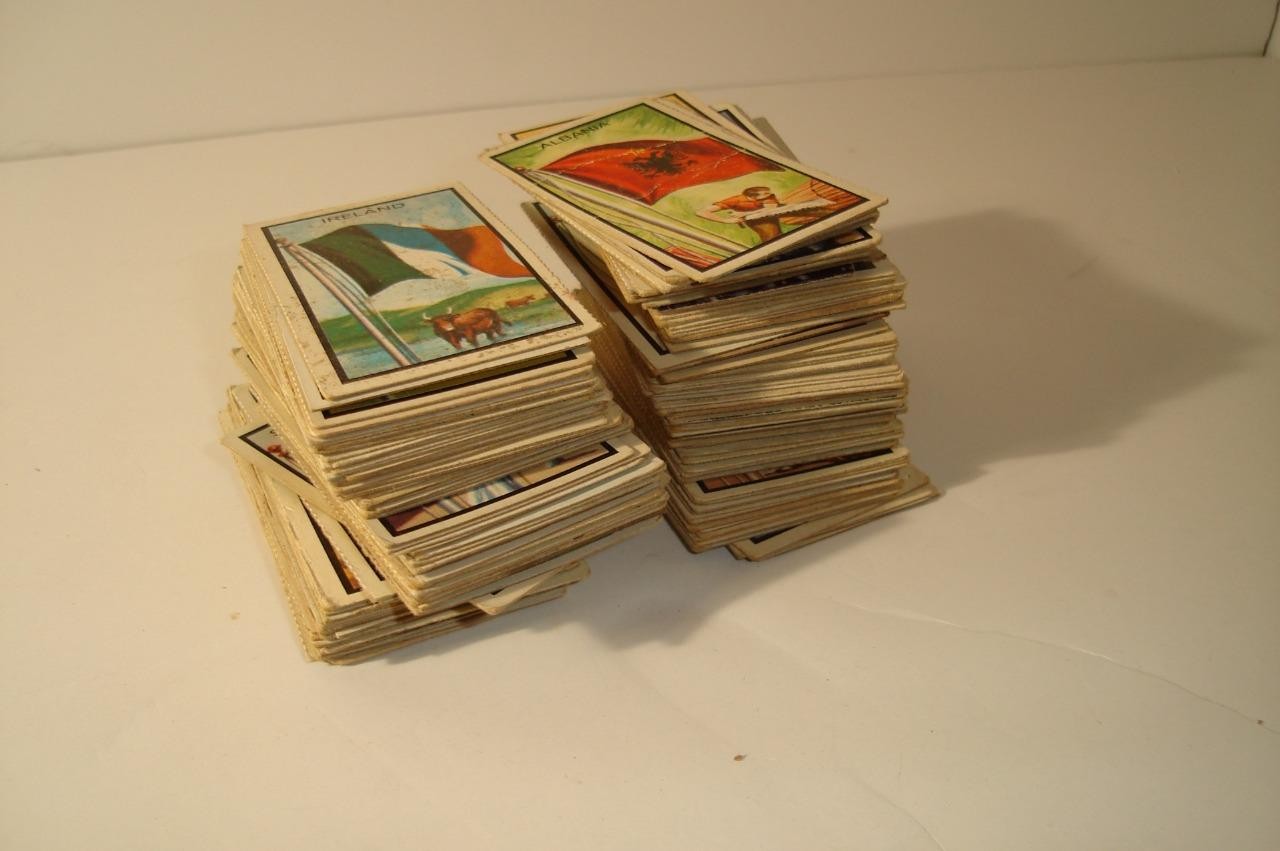 1963 63 TOPPS FLAGS MIDGEE MIDGEES NEAR COMPLETE SET #1-#99 97/99