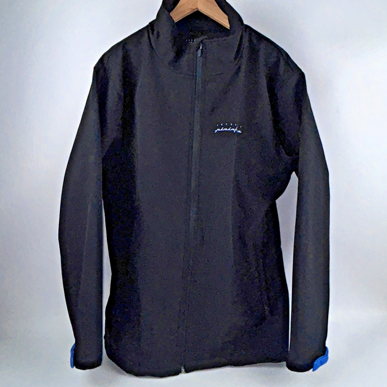 Automobili Pininfarina Black Zipper Performance Jacket Logo Mens XXL Chest 50\