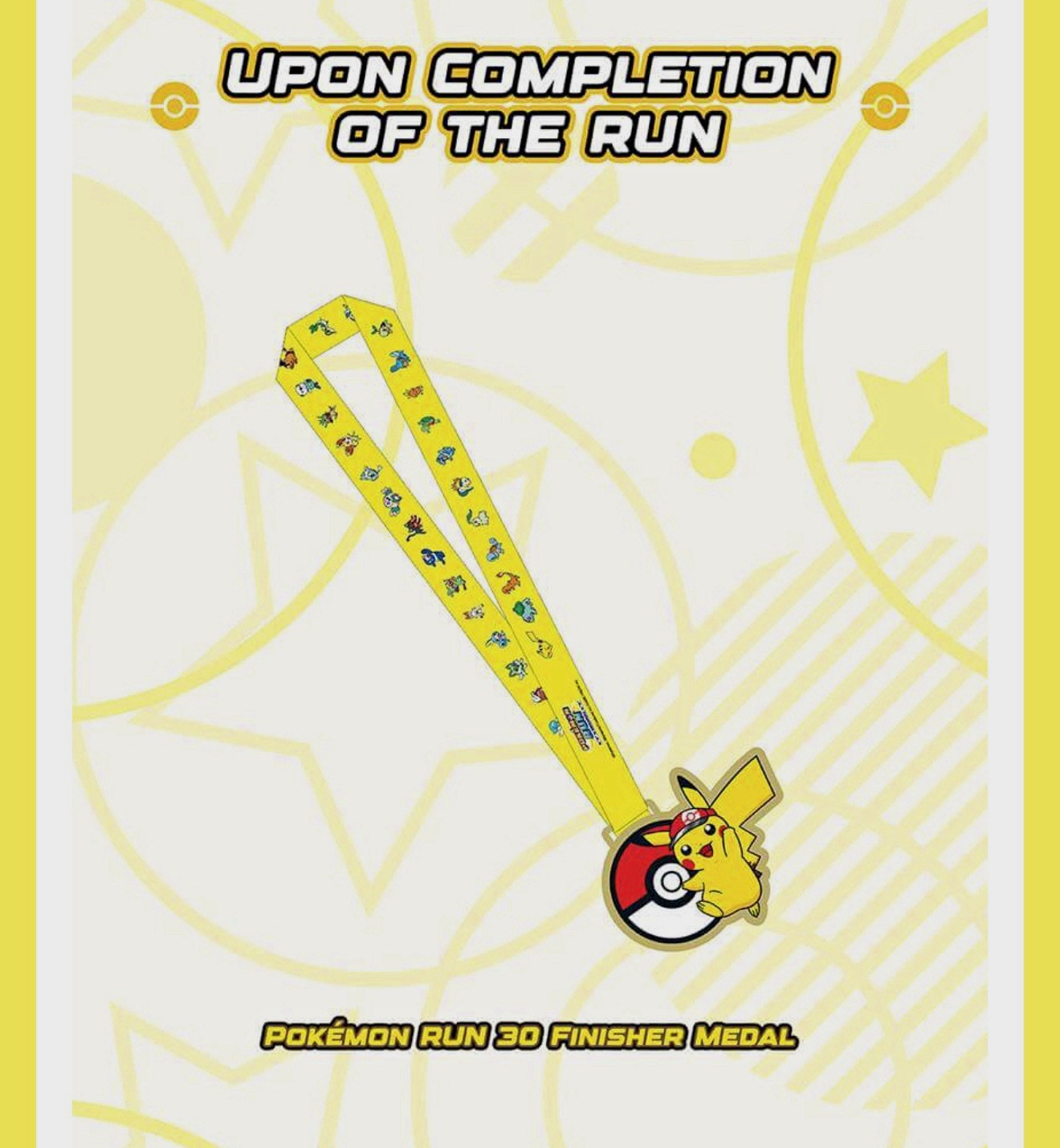 Pokémon Run Card Pikachu +Shoulder Plush Clip + Finisher Medal/ Badge and more