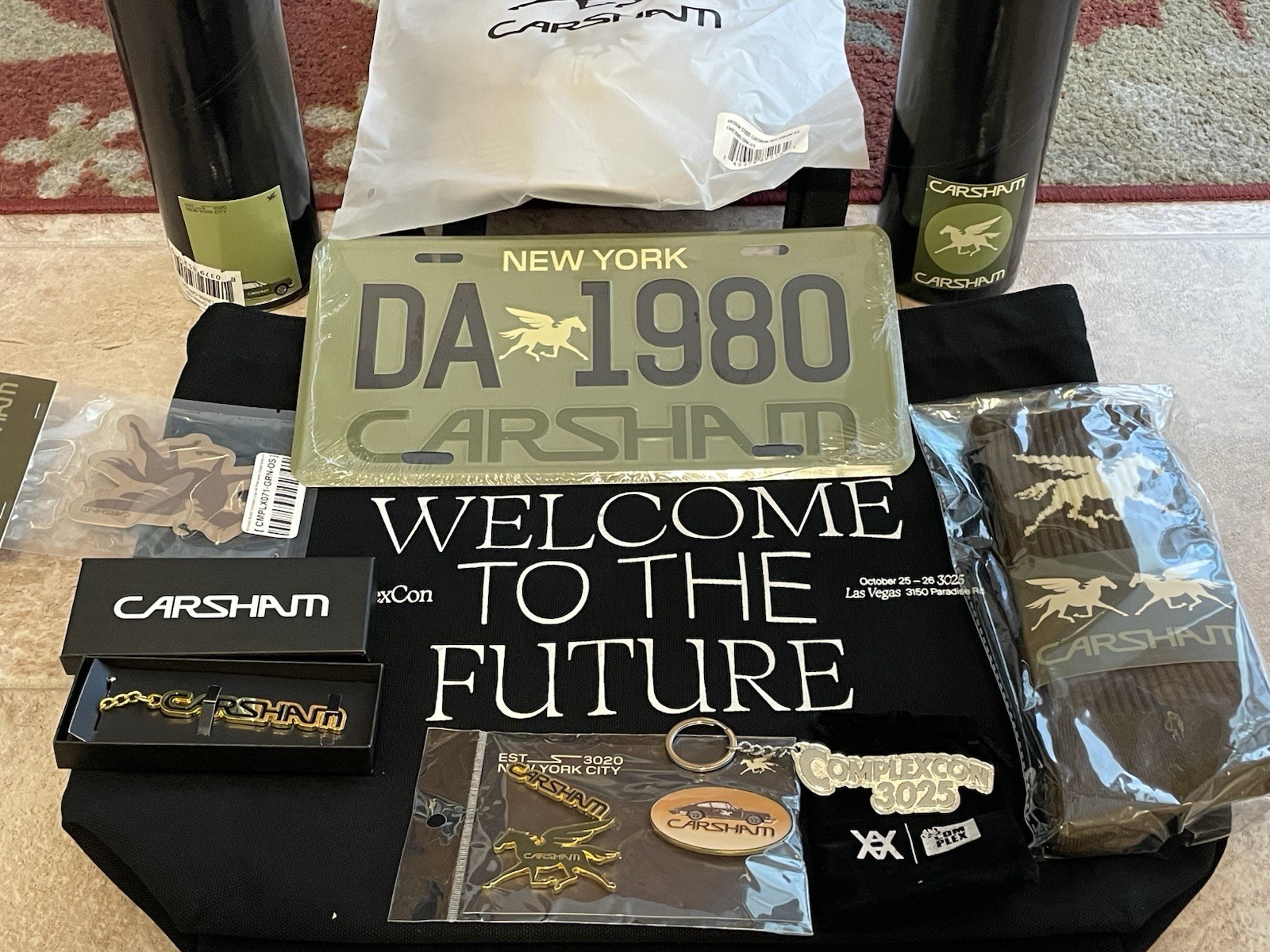 Daniel Arsham x CARSHAM ComplexCon 10 Piece Complete Set RARE COLLECTIBLES-NEW