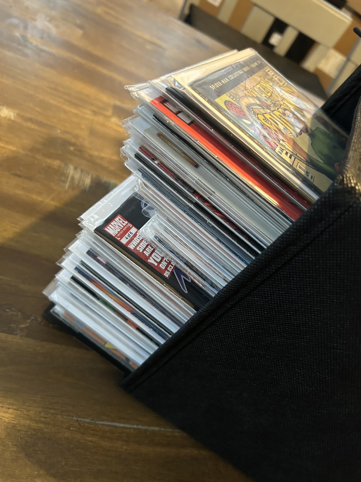 50 Mostly Marvel Comic Lot-Bagged & Boarded –VF/NM/M–#1s, Keys & Variants-Gifts