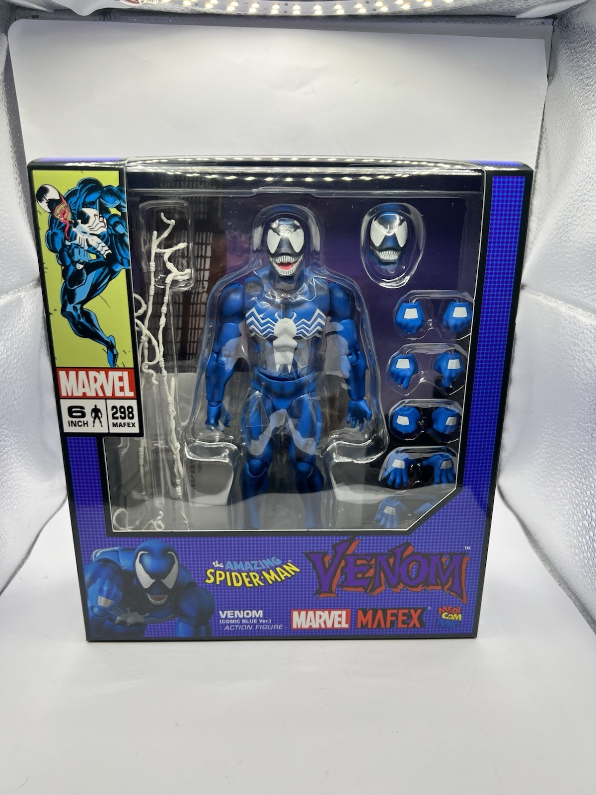 MAFEX No.298 Blue Venom Marvel Gamerverse (US SELLER)