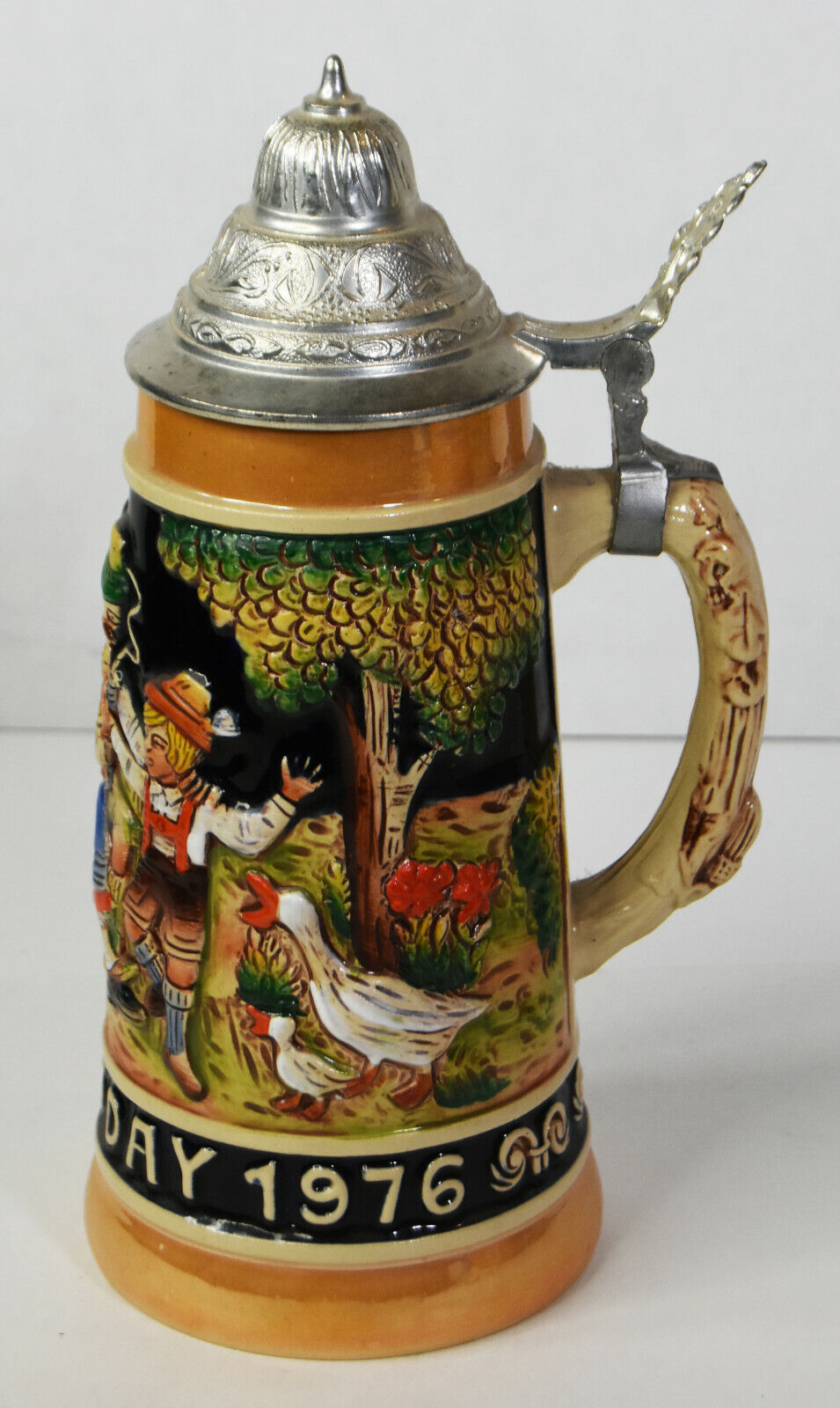 Vintage 1976 Genuine Bavarian Beer Stein Made West Germany Father's Day 
