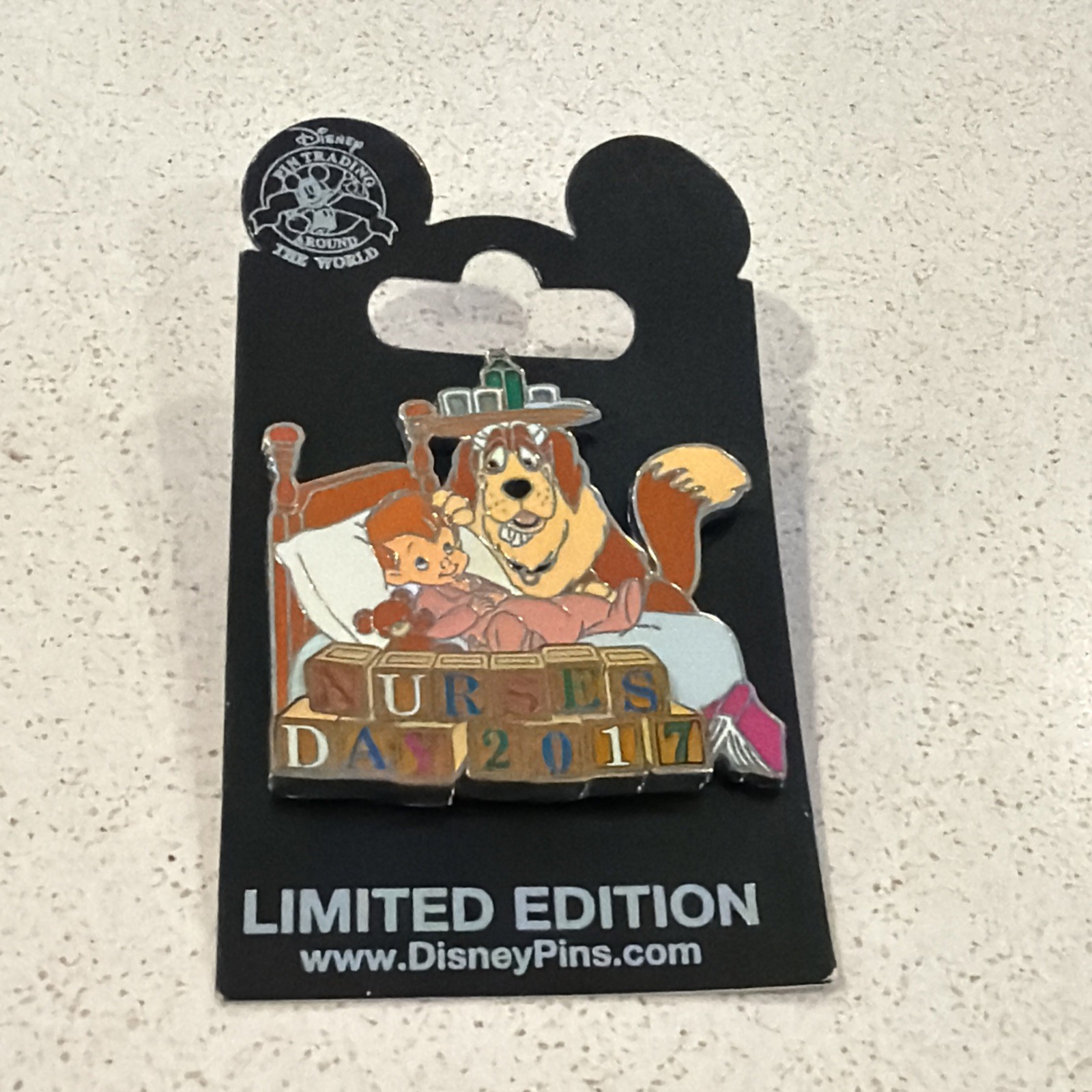Disney Pin Nurse Nurses Day 2017 Peter Pan Nana Michael VERY Rare