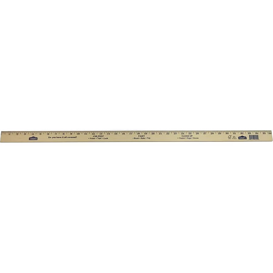 Lowe's 3-ft Wood Yardstick
