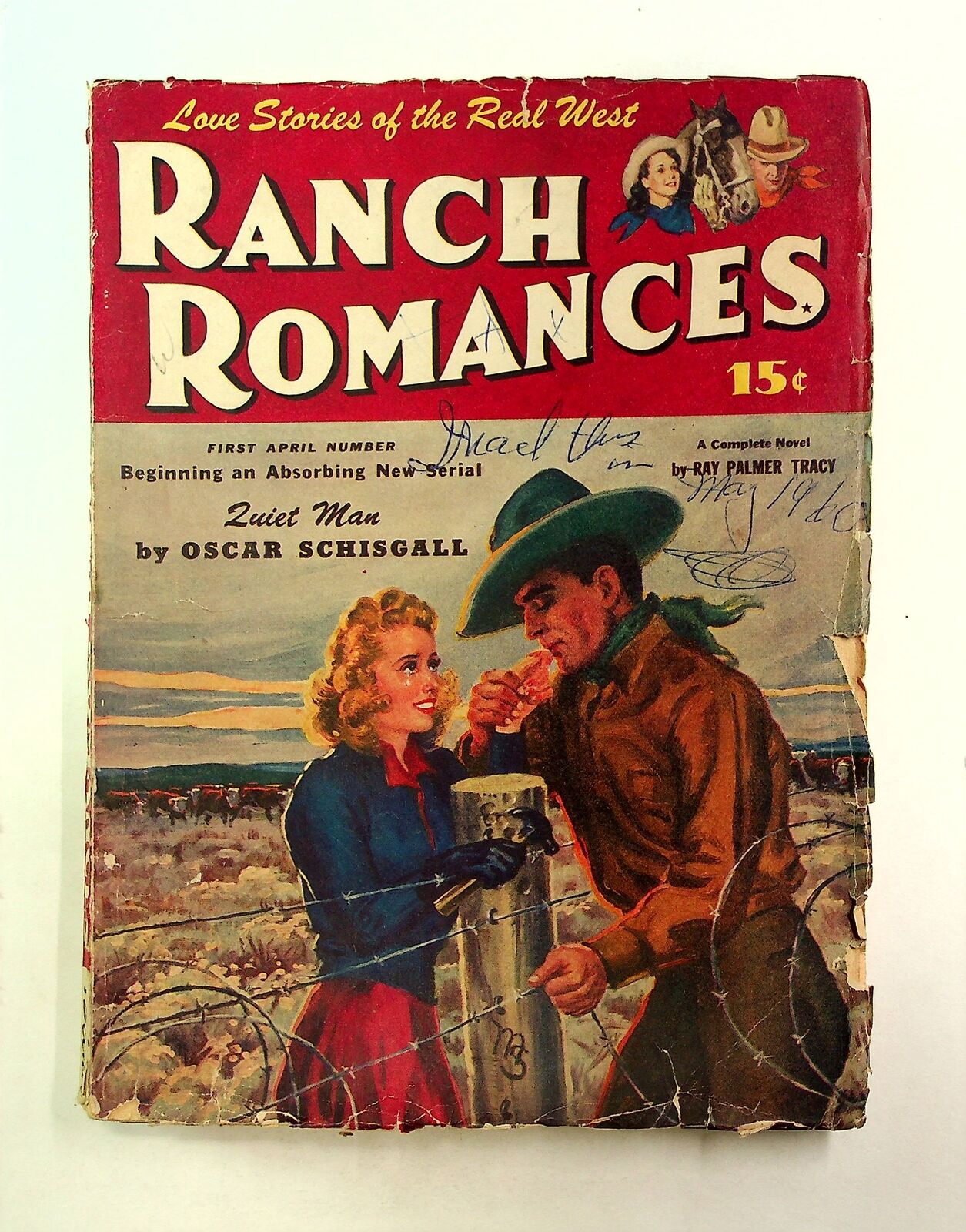 Ranch Romances Pulp Apr 1945 Vol. 125 #1 GD+ 2.5