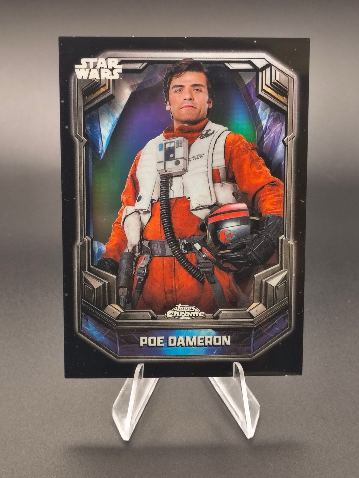 2026 Topps Star Wars Chrome Cosmic Crystal Poe Dameron - COS-5 2026 Topps Star Wars Chrome Cosmic Crystal Poe Dameron - COS-5