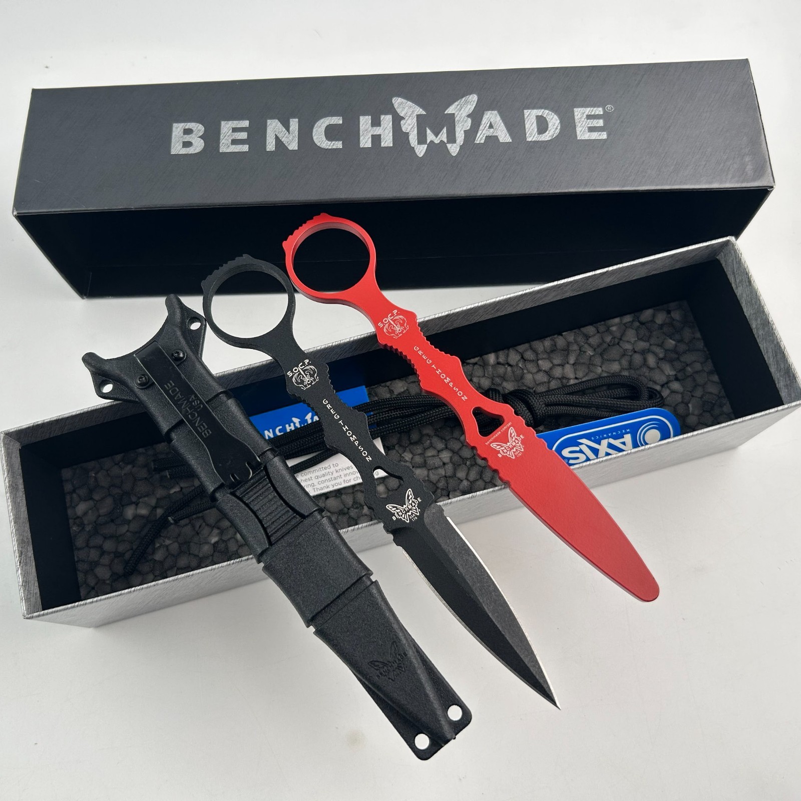 Benchmade SOCP Dagger 176BK-COMBO Black Sheath 440C Coated Fixed Blade Knife