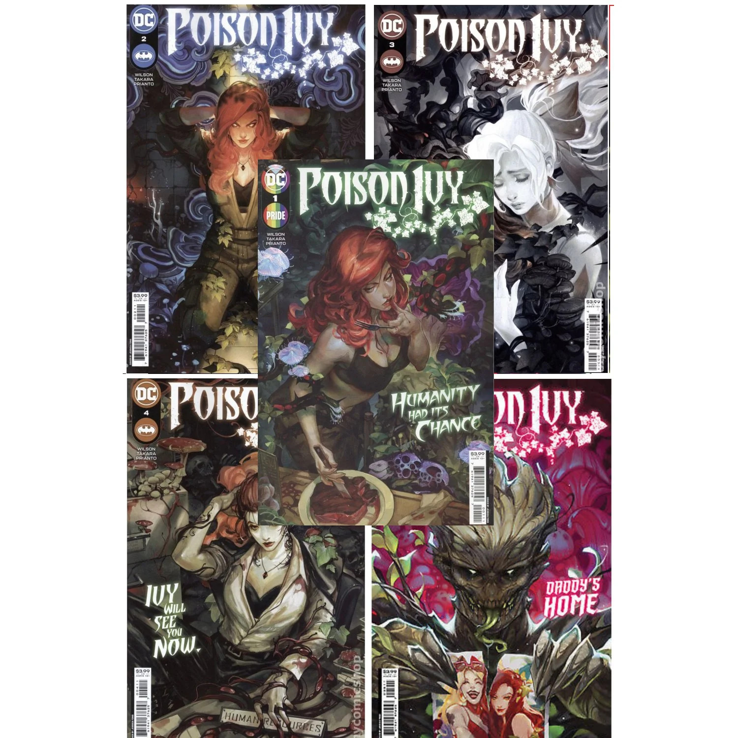 Poison Ivy Jessica Fong Set: #1-5 [Jessica Fong CVR A] 2022