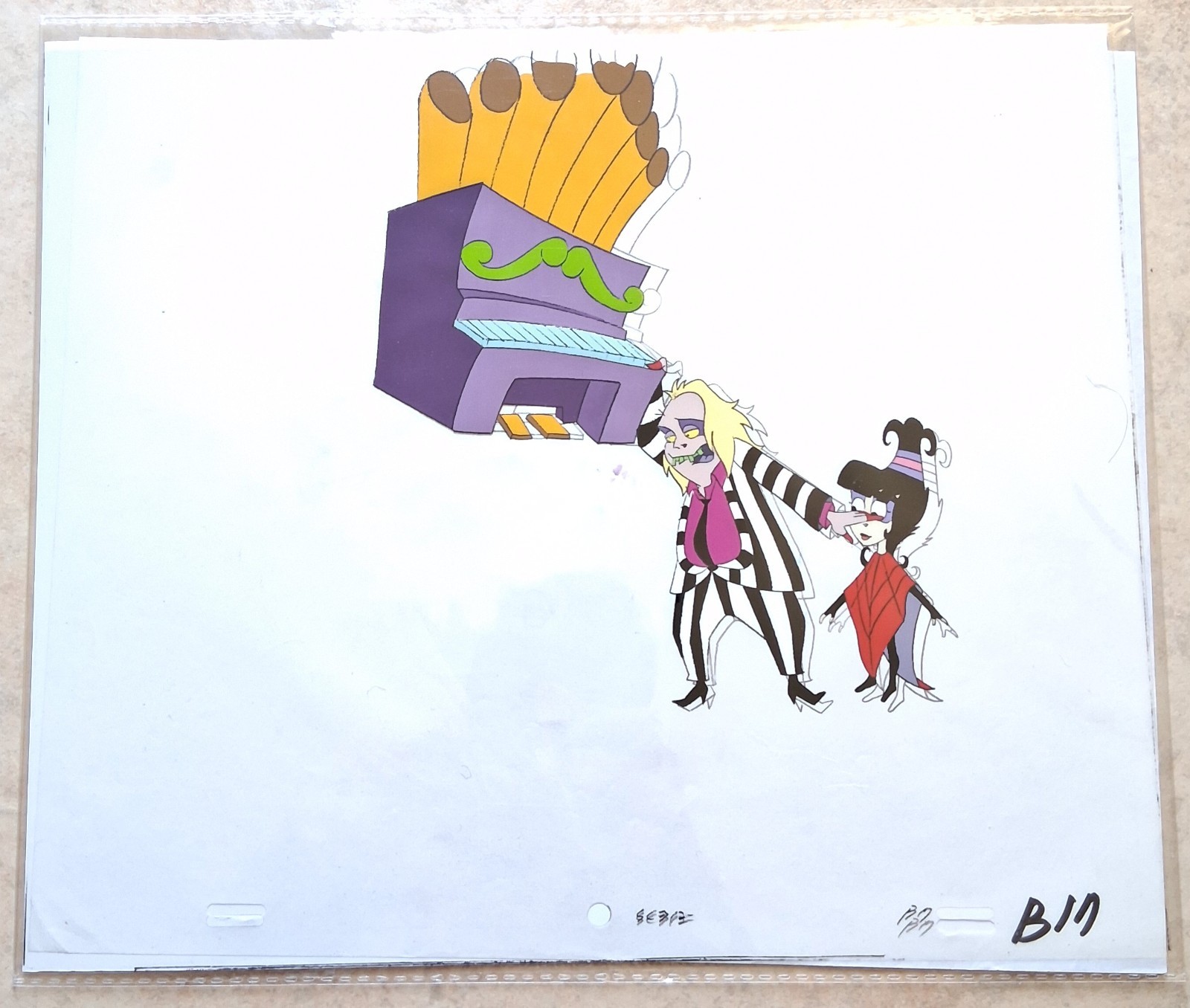 Beetlejuice Lydia Original Production Animation Cel Nelvana 1989-1991 B9