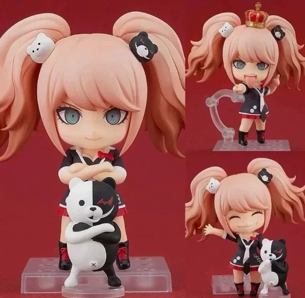 Nendoroid 1398 Danganronpa Junko Enoshima Monokuma PVC Action Figure Toy-New