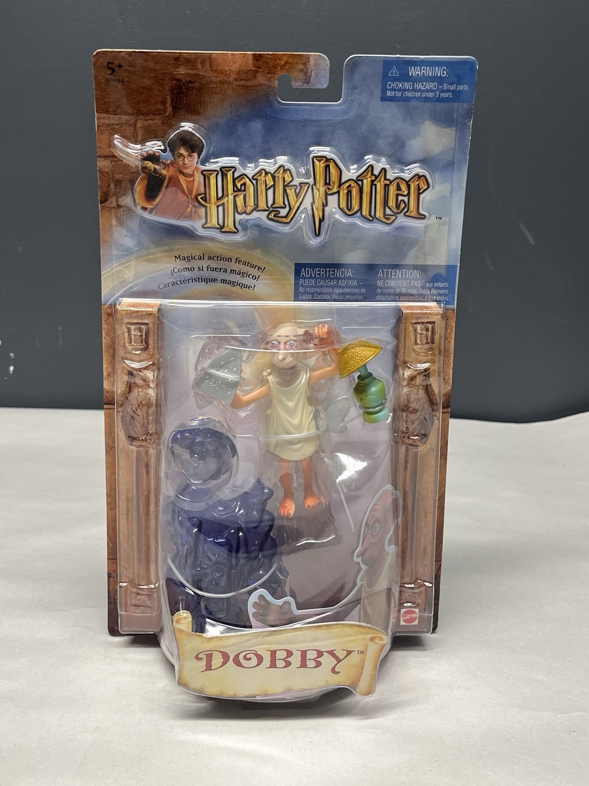 NEW - Harry Potter Chamber of Secrets 2002 Dobby Magical Action Figure 56194