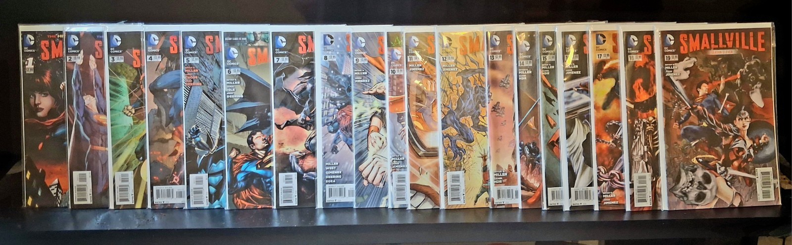 Smallville Season 11  #1-#19 FULL RUN NM UNREAD GLOSSY COVERS HTF