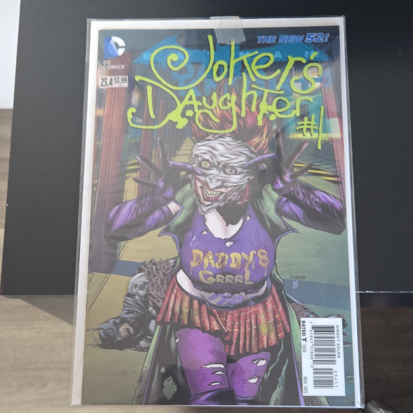 DC Comics The New 52 Joker\'s Daughter #23.4 LENTICULAR James Tynion IV 