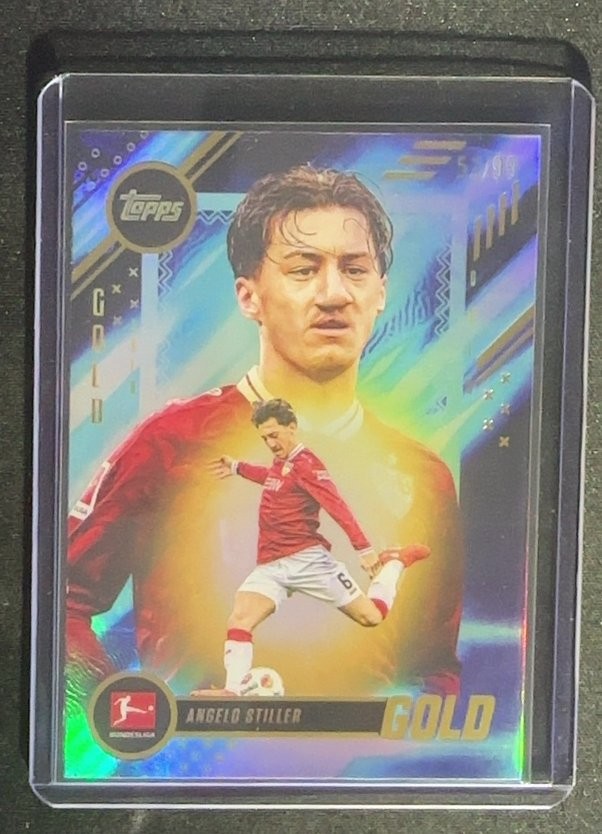 2024 Topps Gold Bundesliga Gold Angelo Stiller Auto 52/99