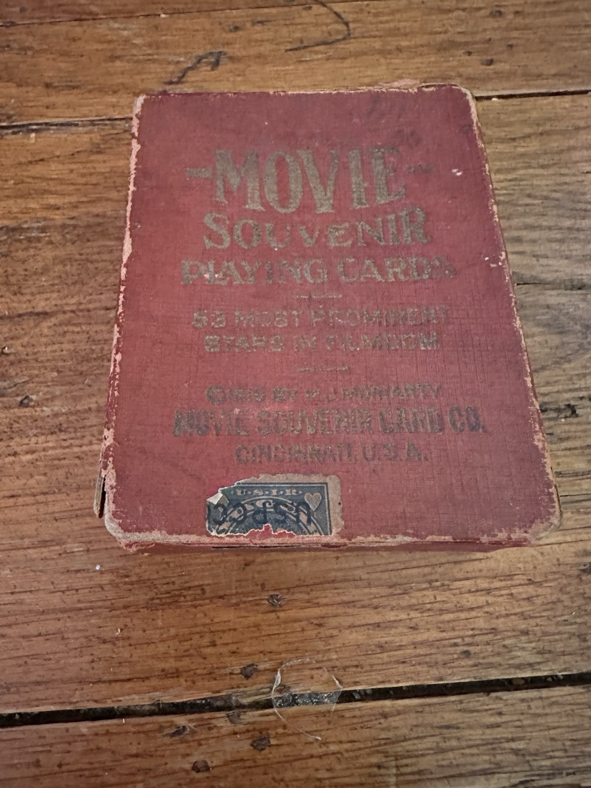 1916 Movie Star Souvenir Playing Cards Complete Deck With Charlie Chaplin Joker 1916 Movie Star Souvenir Playing Cards Complete Deck With Charlie Chaplin Joker