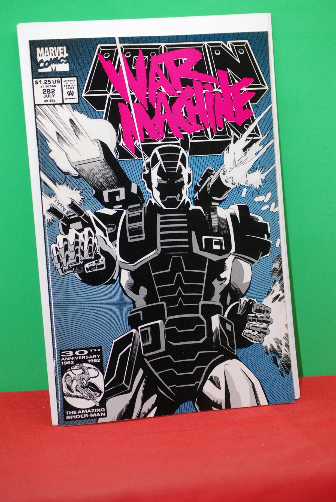 Iron man #282 first full Appearance of War Machine in Marvel 1992 Unread NM