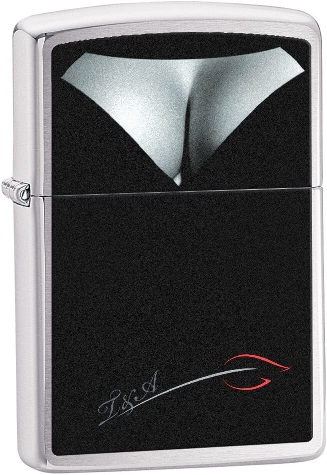 Zippo Brushed Chrome BS Decolletage 28273